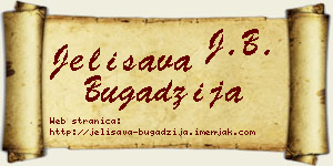 Jelisava Bugadžija vizit kartica